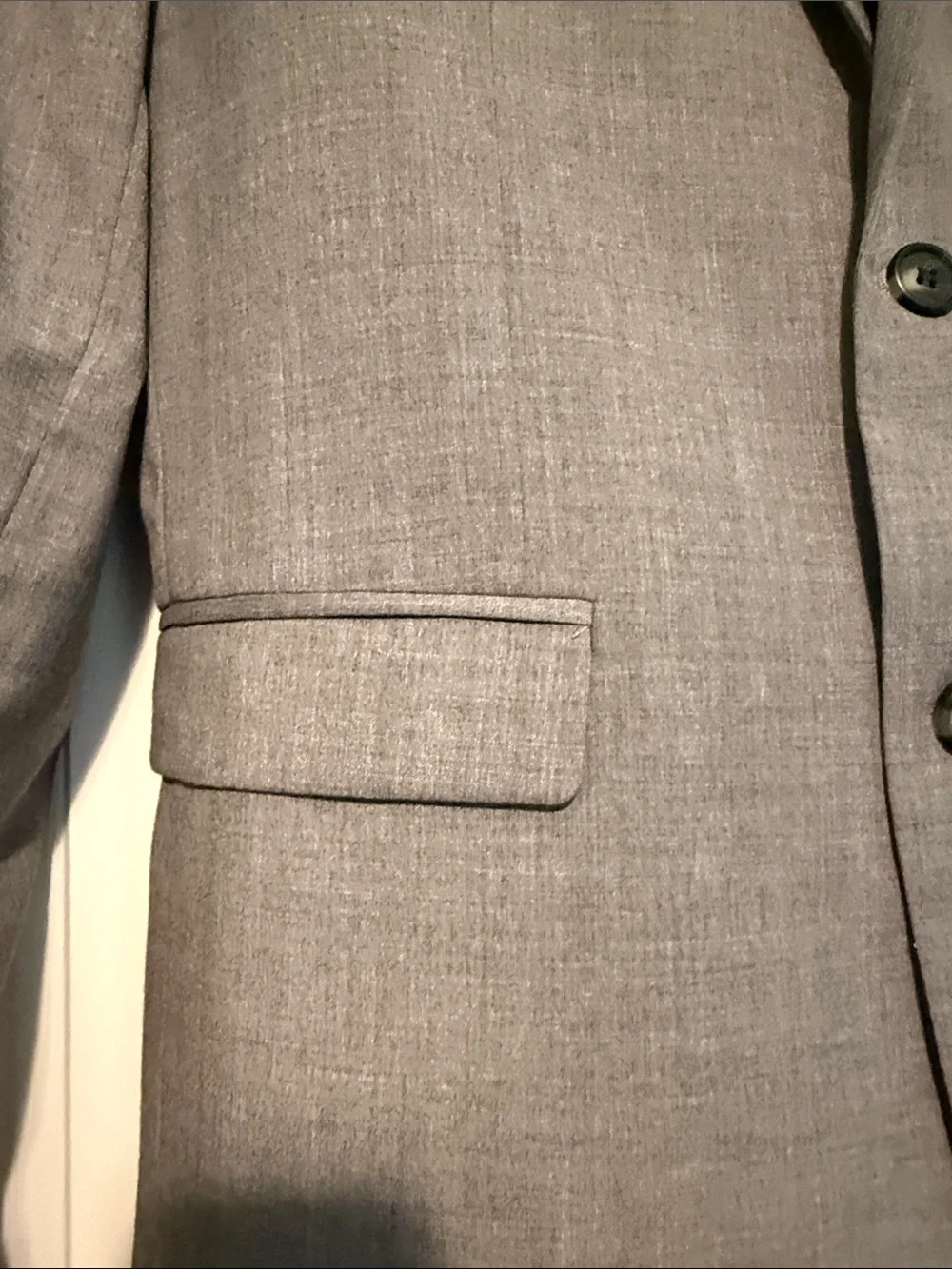H&M Men's Light Gray Two-Button Sport Coat
